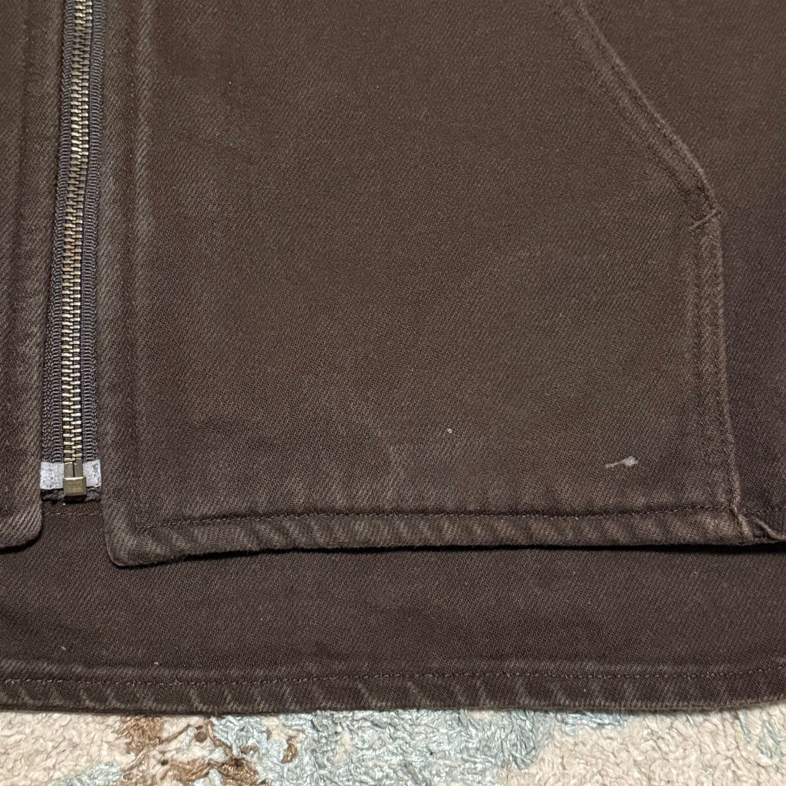 Carhartt Vintage Carhartt V19 DKB Canvas Vest Size 2XL Mocha Brown Size US XXL / EU 58 / 5 - 4 Thumbnail