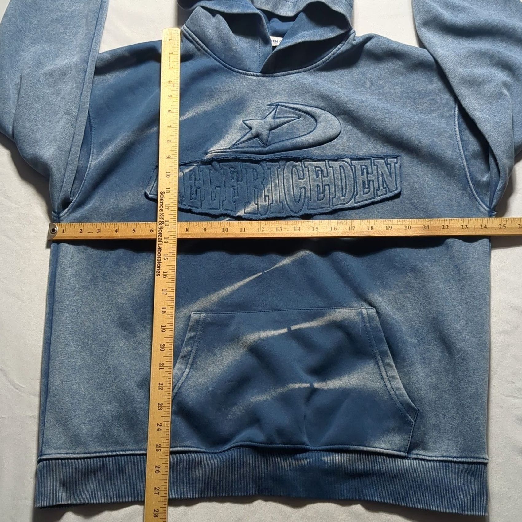 Vintage Aelfric Eden Hoodie Sweatshirt Blue Embossed Logo Kangaroo Pocket L Regular Mens Size US L / EU 52-54 / 3 - 7 Thumbnail