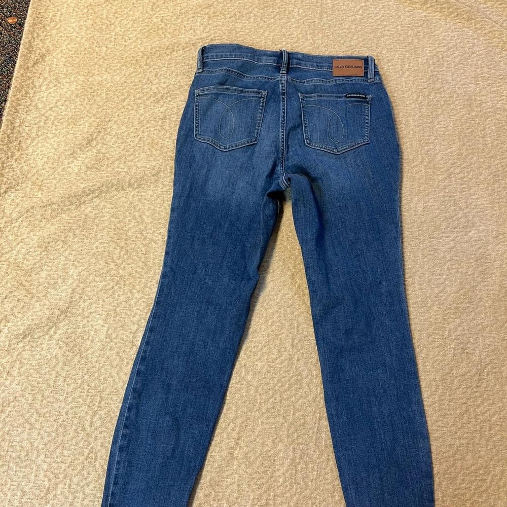 Designer Calvin Klein jeans high rise jegging 8/29 Size 30" / US 8 / IT 44 - 7 Thumbnail