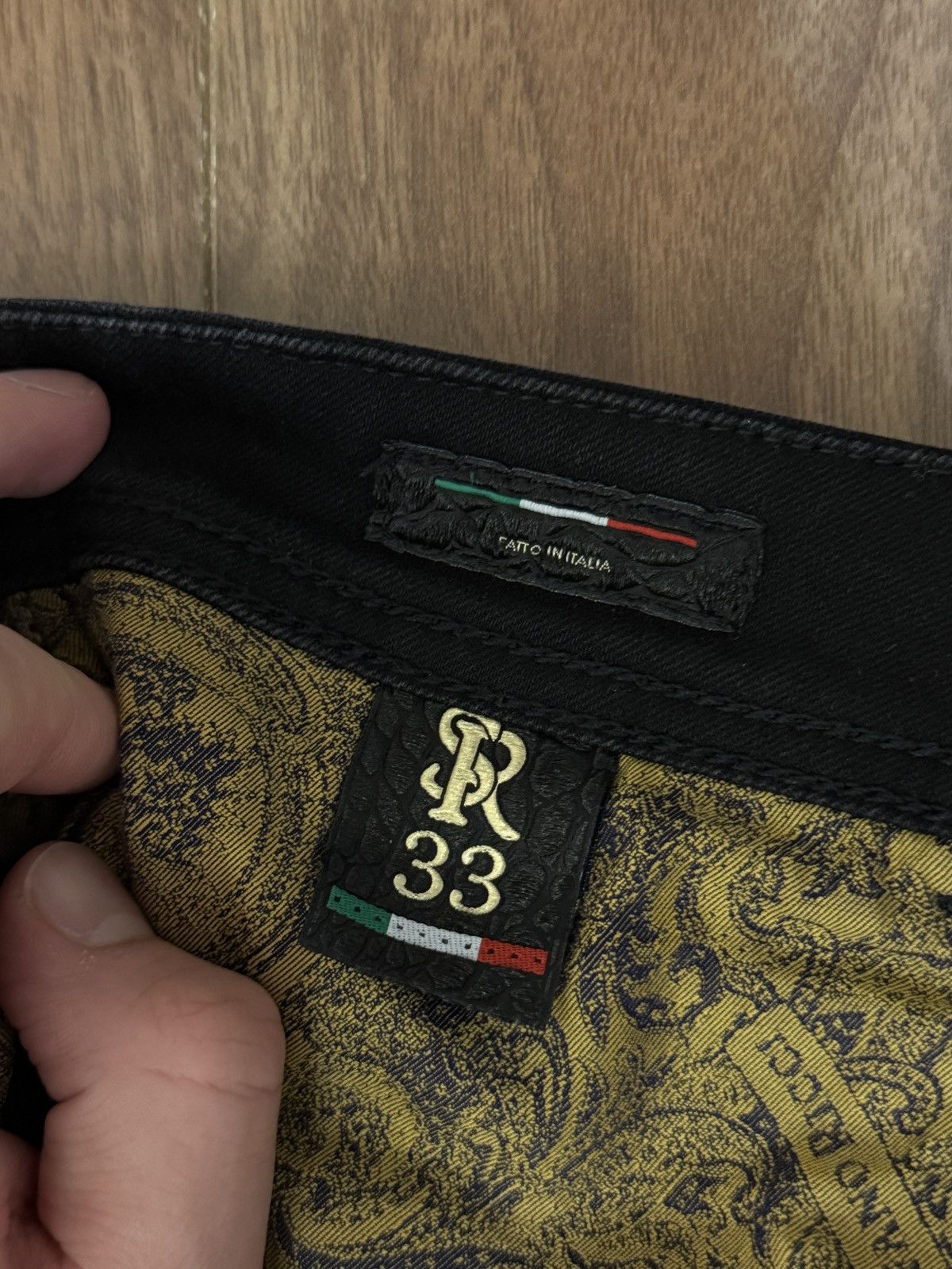 Stefano Ricci Stefan Ricci crocodile leather denim jeans Size US 33 - 8 Thumbnail
