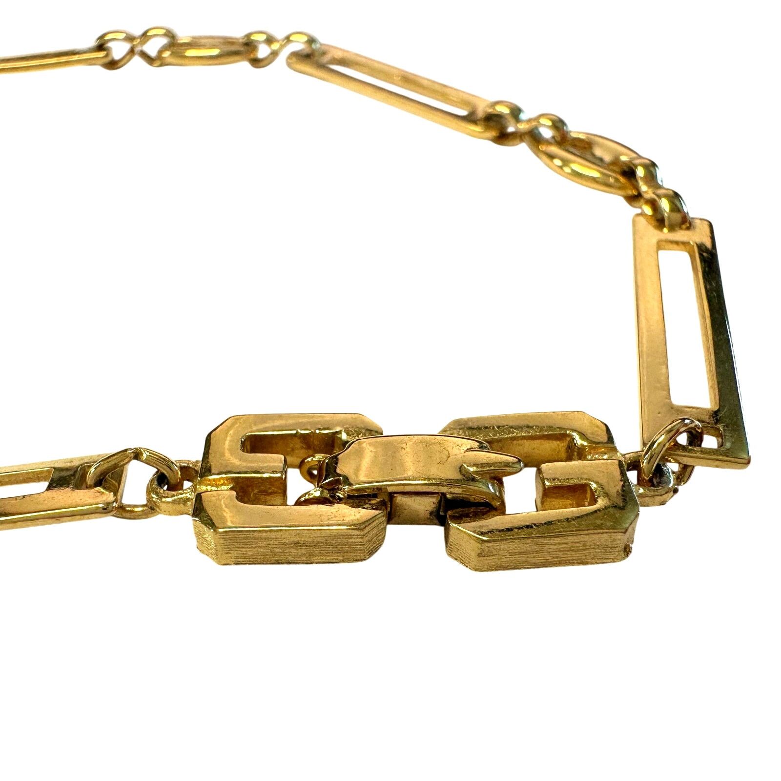 Givenchy Givenchy Necklace with Unique Flat Rectangle Links Size ONE SIZE - 2 Thumbnail
