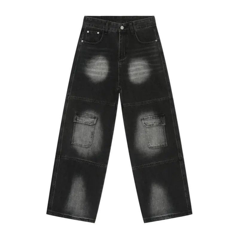 Japanese Brand Retro loose high street jeans Size US 32 / EU 48 - 5 Thumbnail