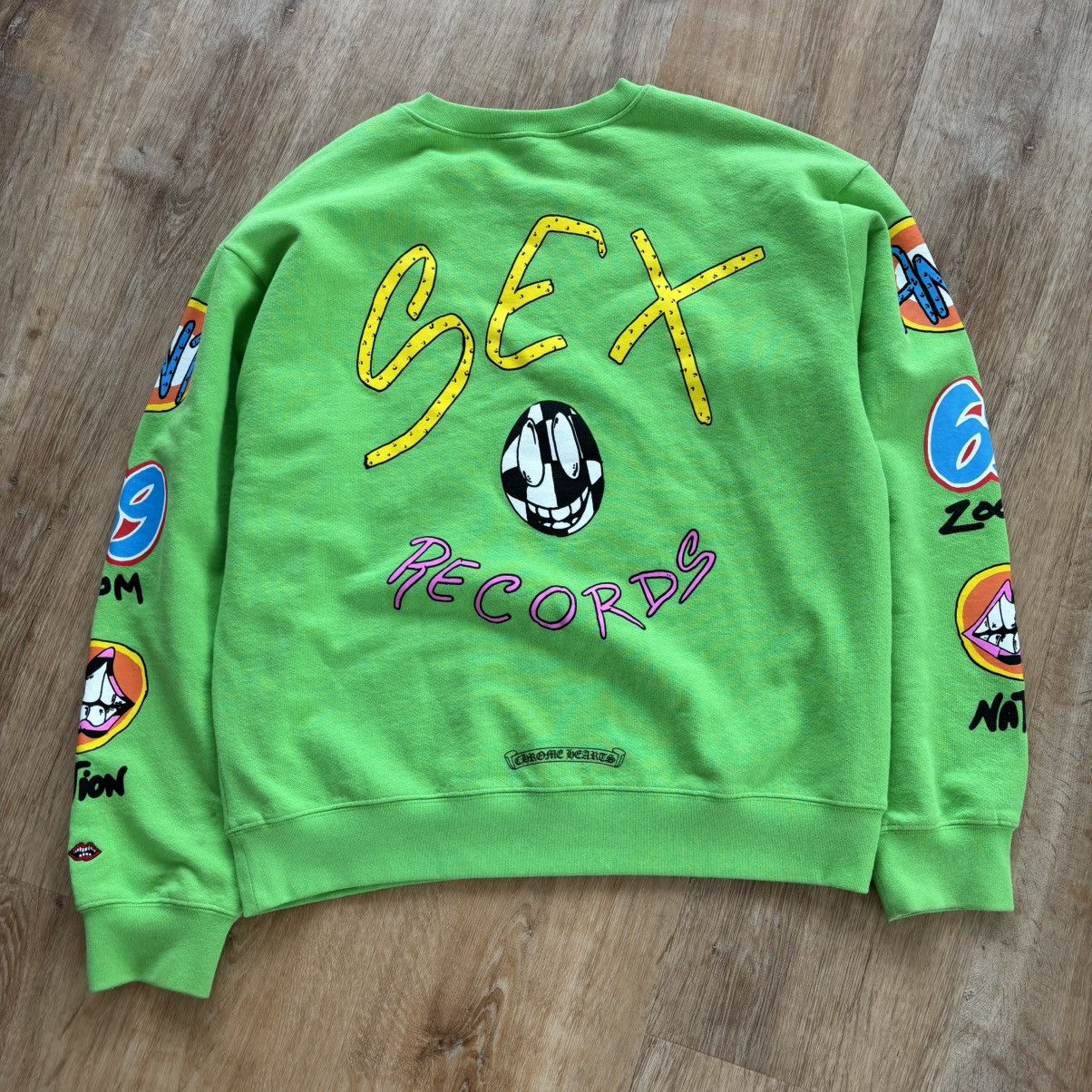 Chrome Hearts Chrome Hearts Matty Boy Sex Records Crewneck size Large Size US L / EU 52-54 / 3 - 2 Thumbnail