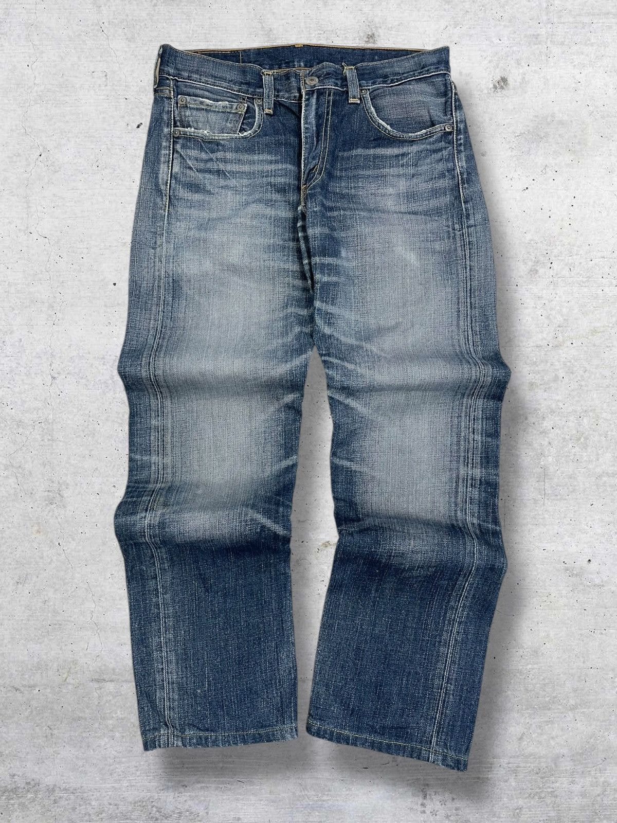 Levi's Vintage Clothing VINTAGE 505 LEVIS USA DESIGNER 90S INDIGO WASHED OLD DENIM Size US 30 / EU 46 - 1 Thumbnail