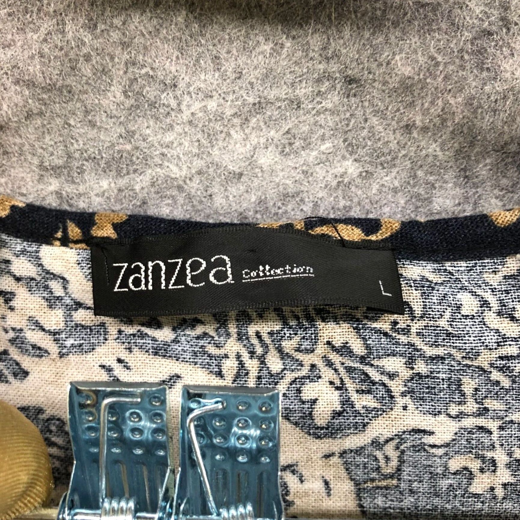 Vintage ZANZEA Dress Womens Black Brown Tree Print Shift Midi Bohemian Lightweight 3/4 Sleeve Crewneck L Large Regular Cotton Muslin Size L / US 10 / IT 46 - 7 Thumbnail