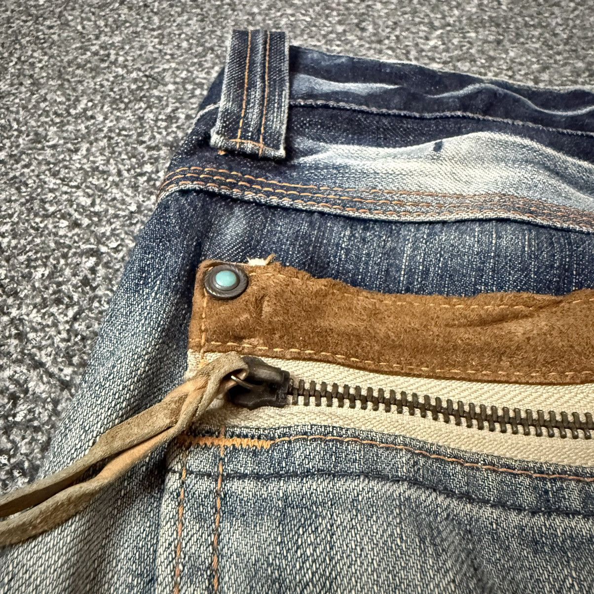 Kapital Vintage Flared Thrashed Edwin Clawmark Jeans Denim Size US 32 / EU 48 - 12 Thumbnail