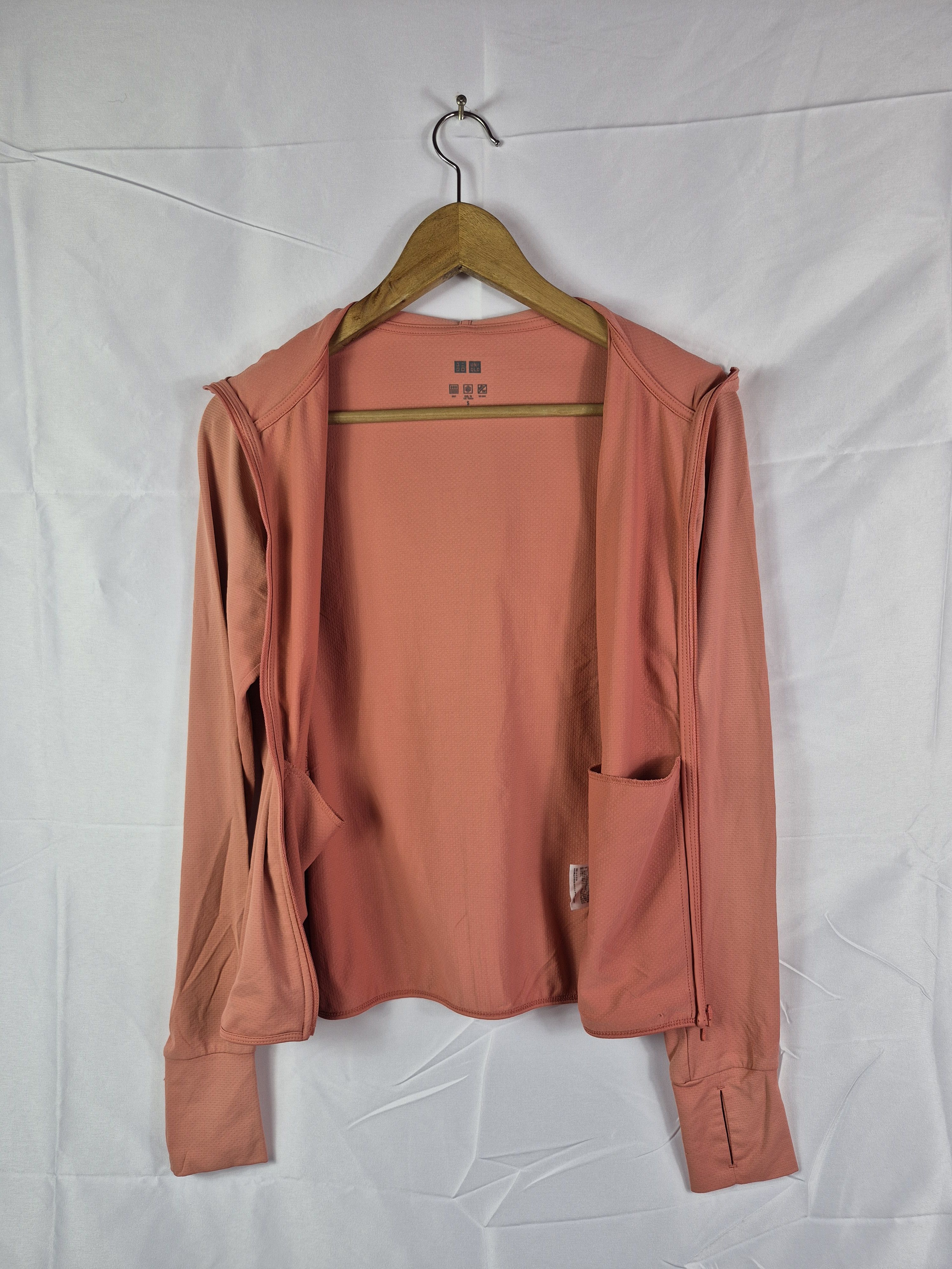 Japanese Brand 🔥 Uniqlo Airism Hoodie Sports Jacket Sweater Size S / US 4 / IT 40 - 5 Thumbnail