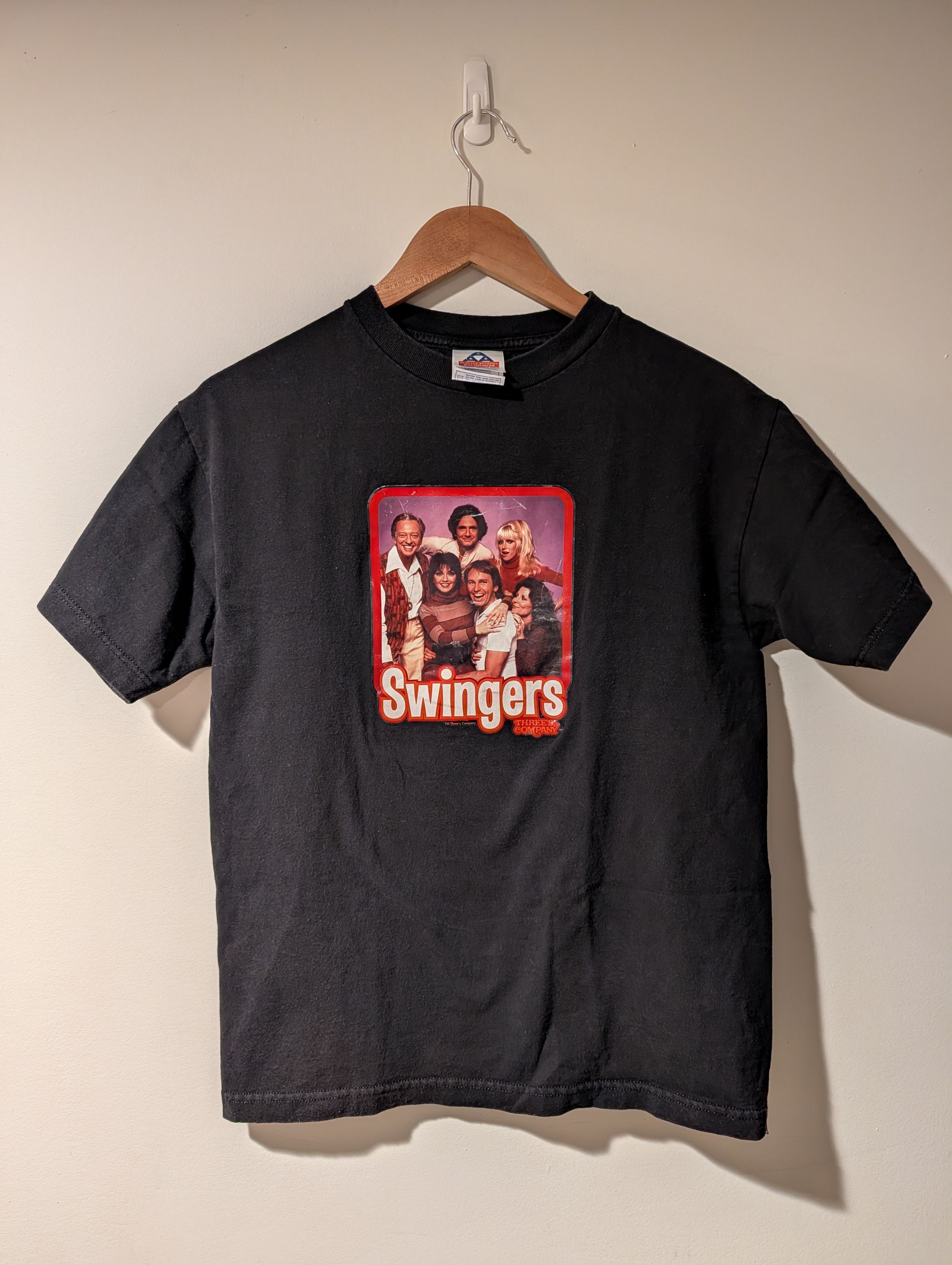Alstyle Vintage 90s Three's Company Swingers TV Show Promo T-Shirt Size US M / EU 48-50 / 2 - 1 Thumbnail