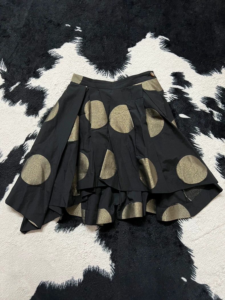 Vivienne Westwood Vivienne Westwood size 1 Polka Dot Asymmetrical Skirt Size 24" / US 00 / IT 34 - 2 Thumbnail