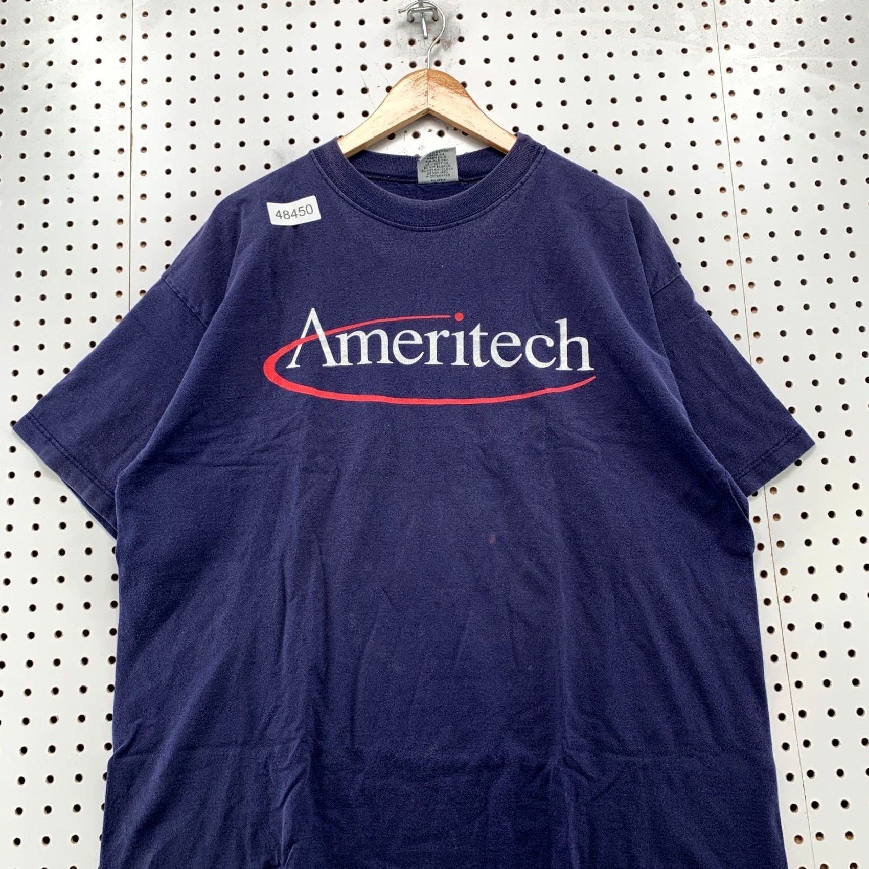 Vintage VINTAGE Ameritech T Shirt Mens XL Blue 90s Cyber Punk Made USA Size US XL / EU 56 / 4 - 4 Thumbnail