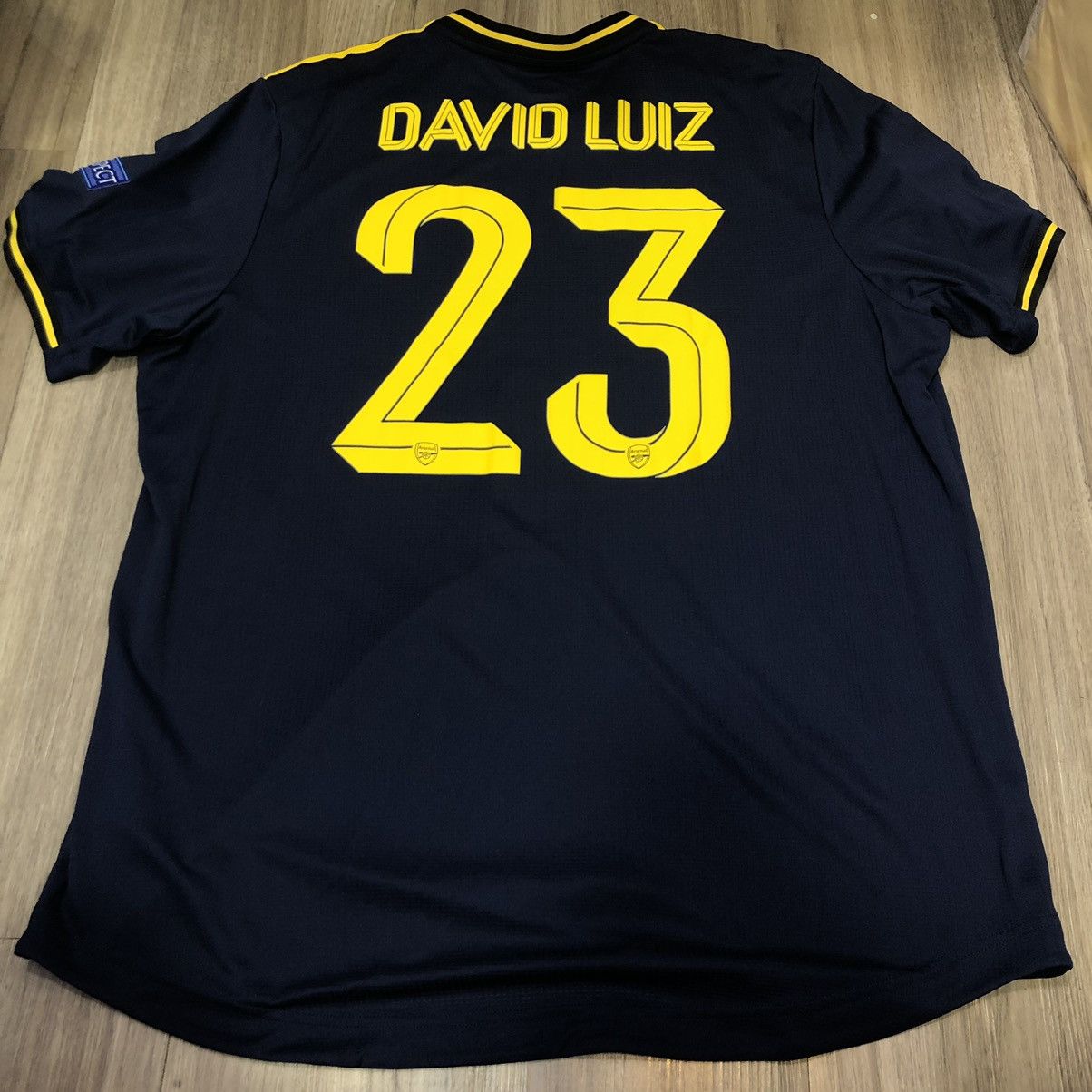Adidas Arsenal 19/20 player issue away shirt #23 David Luiz Size US XXL / EU 58 / 5 - 2 Thumbnail