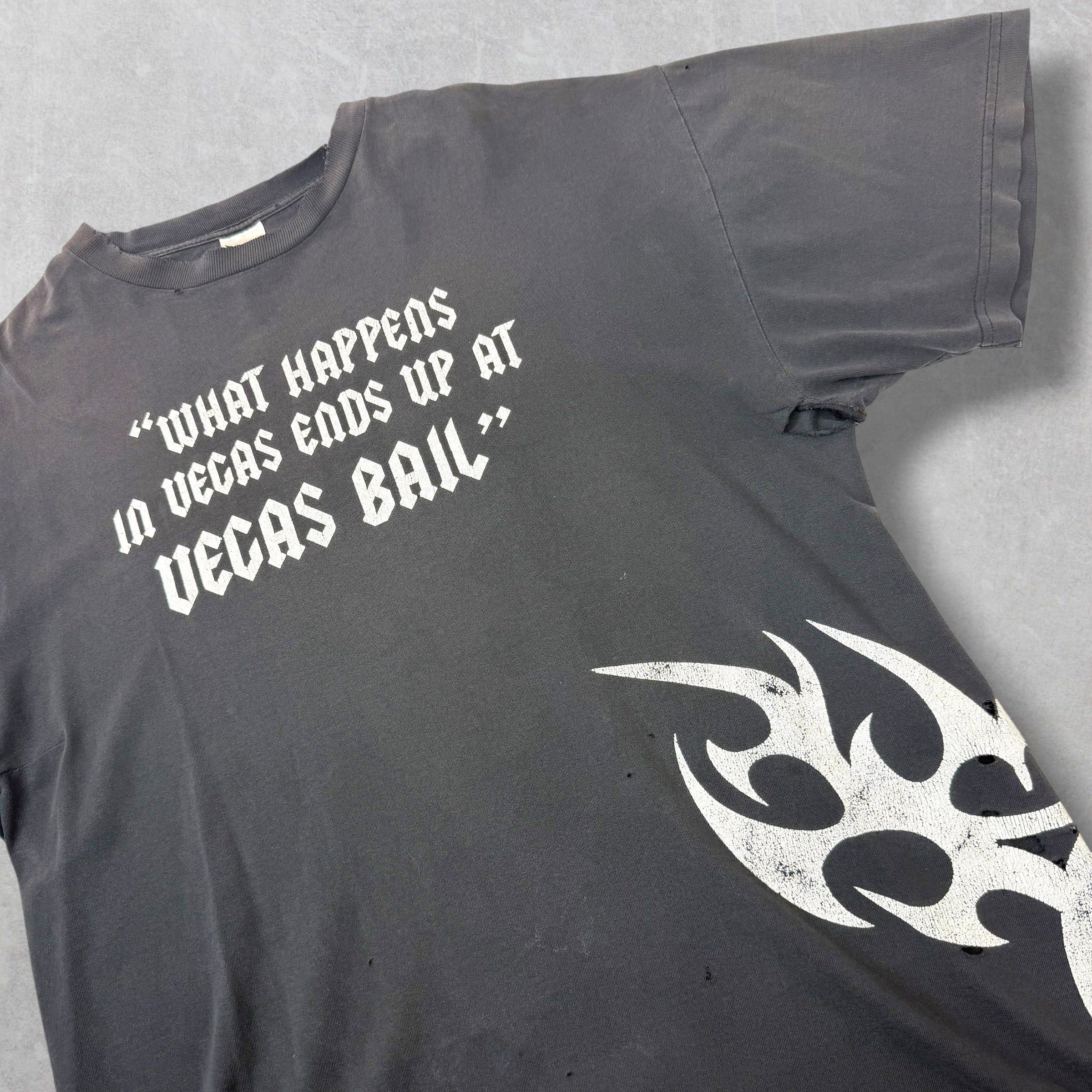 AAA Vintage 90's Vegas Bail Distressed Tee XL Size US XL / EU 56 / 4 - 3 Thumbnail