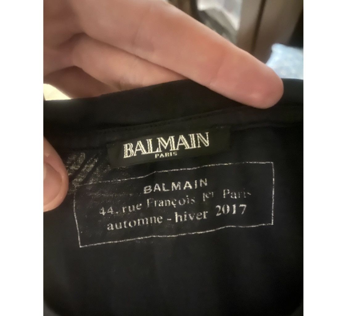 Balmain Luxury Balmain Paris big logo tee Size US M / EU 48-50 / 2 - 2 Thumbnail