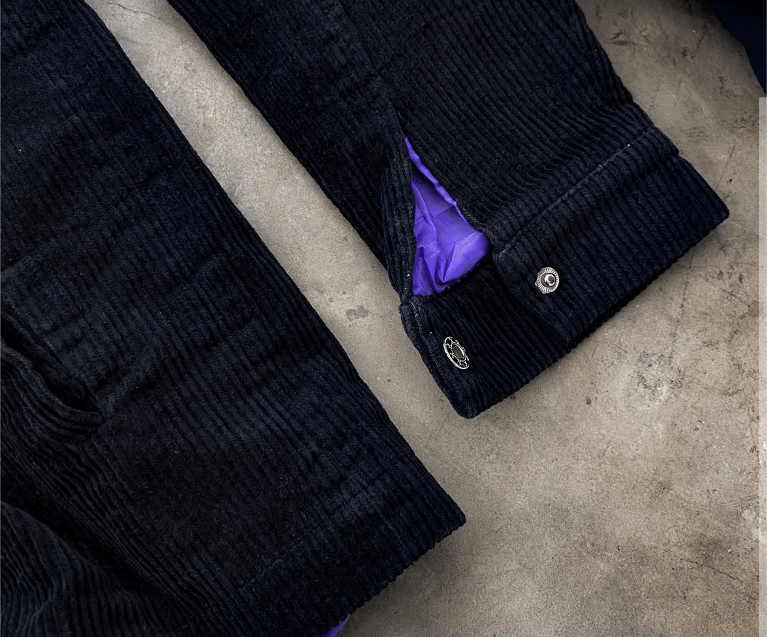 Japanese Brand flan labs corduroy jacket "laughing company" Size US M / EU 48-50 / 2 - 4 Thumbnail