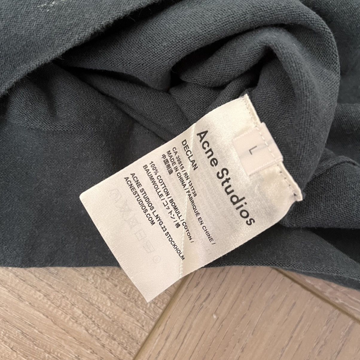 Acne Studios Acne Studios Declan Cotton Black Jumper Size US L / EU 52-54 / 3 - 3 Thumbnail
