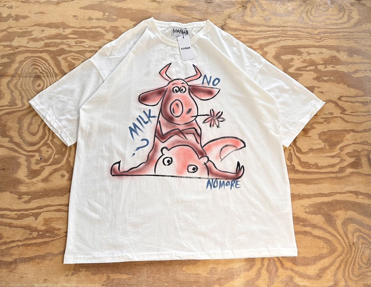 Other RARE BENDITTO THREADS “NO MILK NO MORE” GRAPHIC TEE | XXL Size US XXL / EU 58 / 5 - 1 Thumbnail