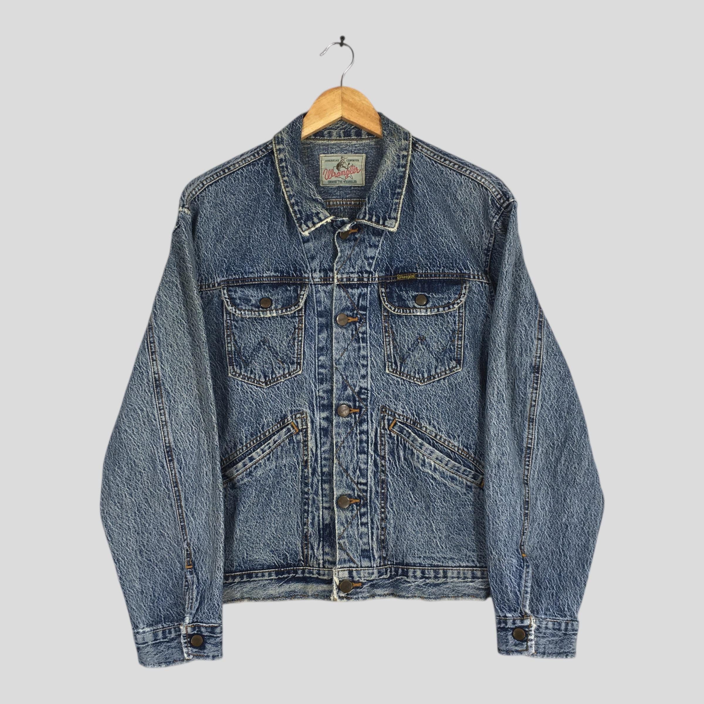 Vintage × Wrangler 74126NV 70s True Vintage Wrangler Navy Denim 