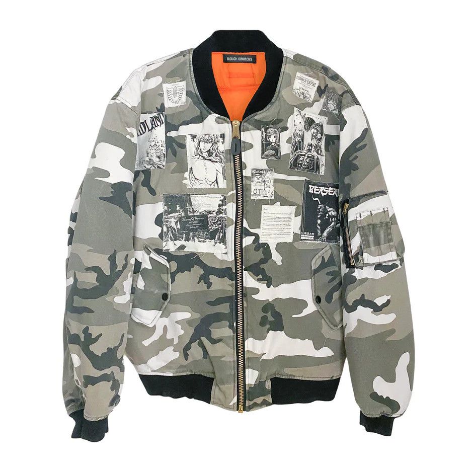 Fostex Garments × Rough Simmons 💚 2022 Rough Simmons Beserk Swordsman Patched Bomber Size US L / EU 52-54 / 3 - 2 Thumbnail