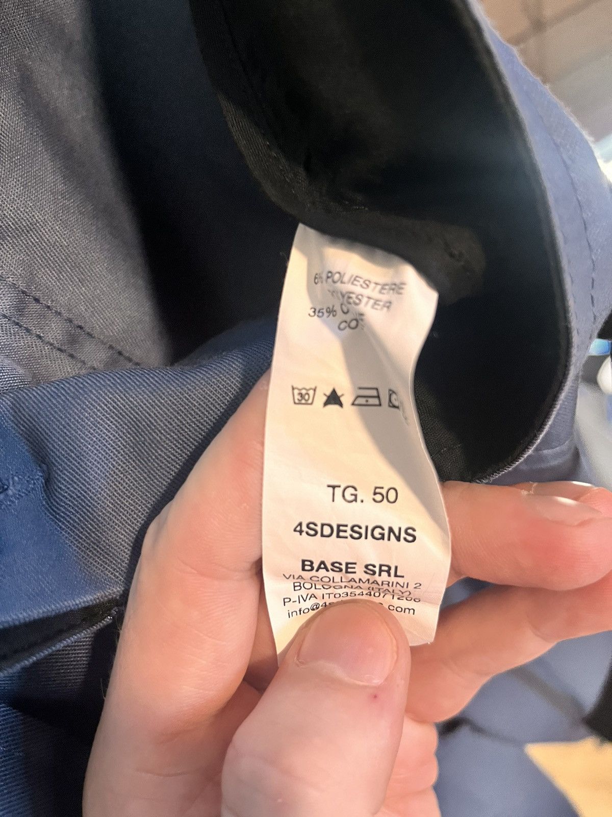 4SDESIGNS 4S Designs Military Trouser Sz 50 Blue Size US 34 / EU 50 - 7 Thumbnail