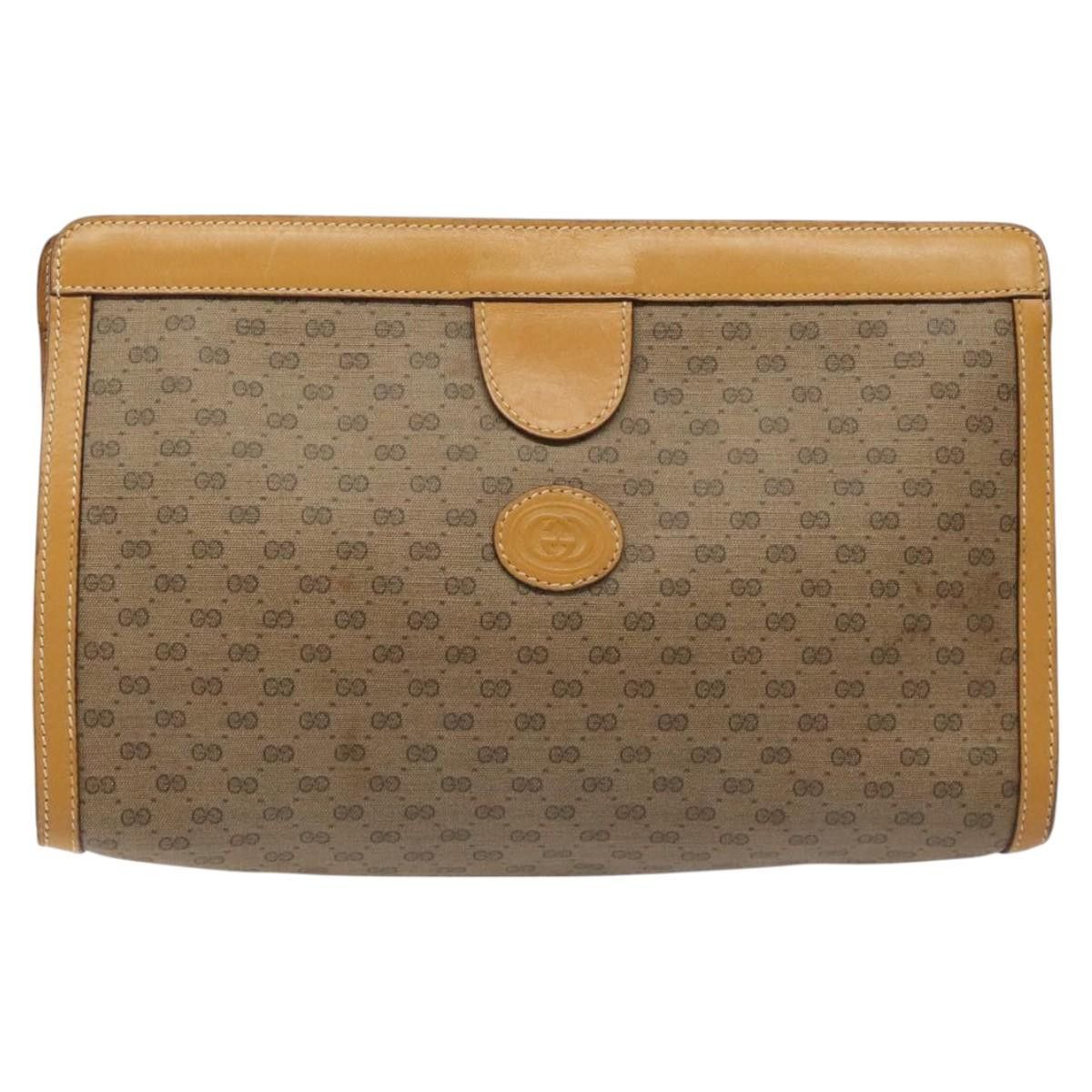 Gucci Gucci Micro Small GG Canvas clutch Size ONE SIZE - 1 Thumbnail