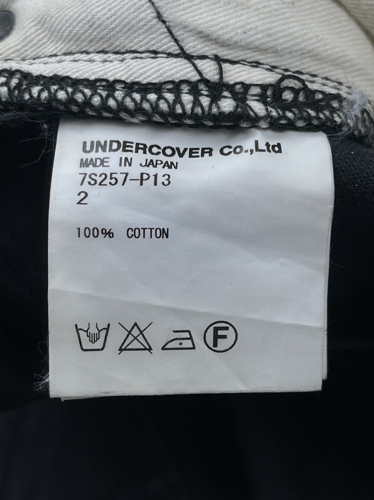 Undercover SS07 - “Purple” Waxed Lightning Bolt Denim Jeans Size US 30 / EU 46 - 6 Thumbnail