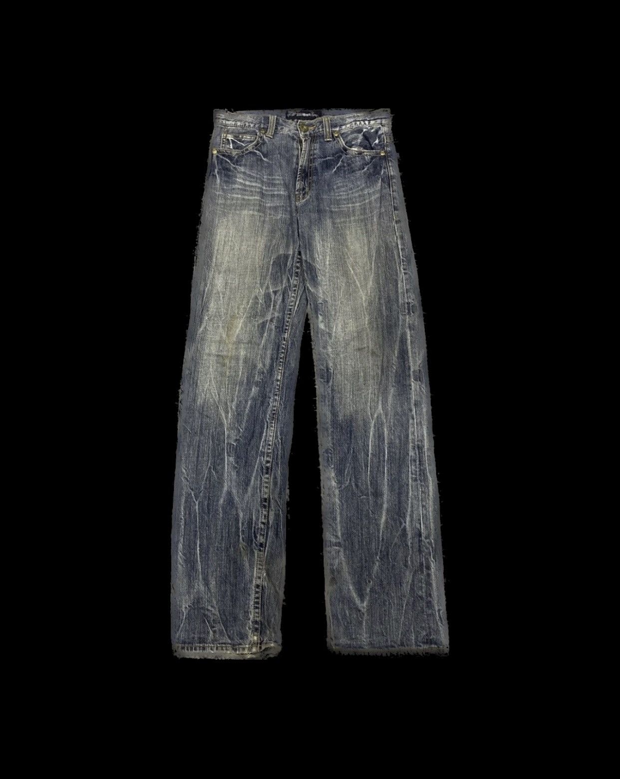 Beauty Beast × Hysteric Glamour × Japanese Brand Sick☠️ Oririn Acid Wash Jeans Punk 90s Size US 30 / EU 46 - 1 Thumbnail