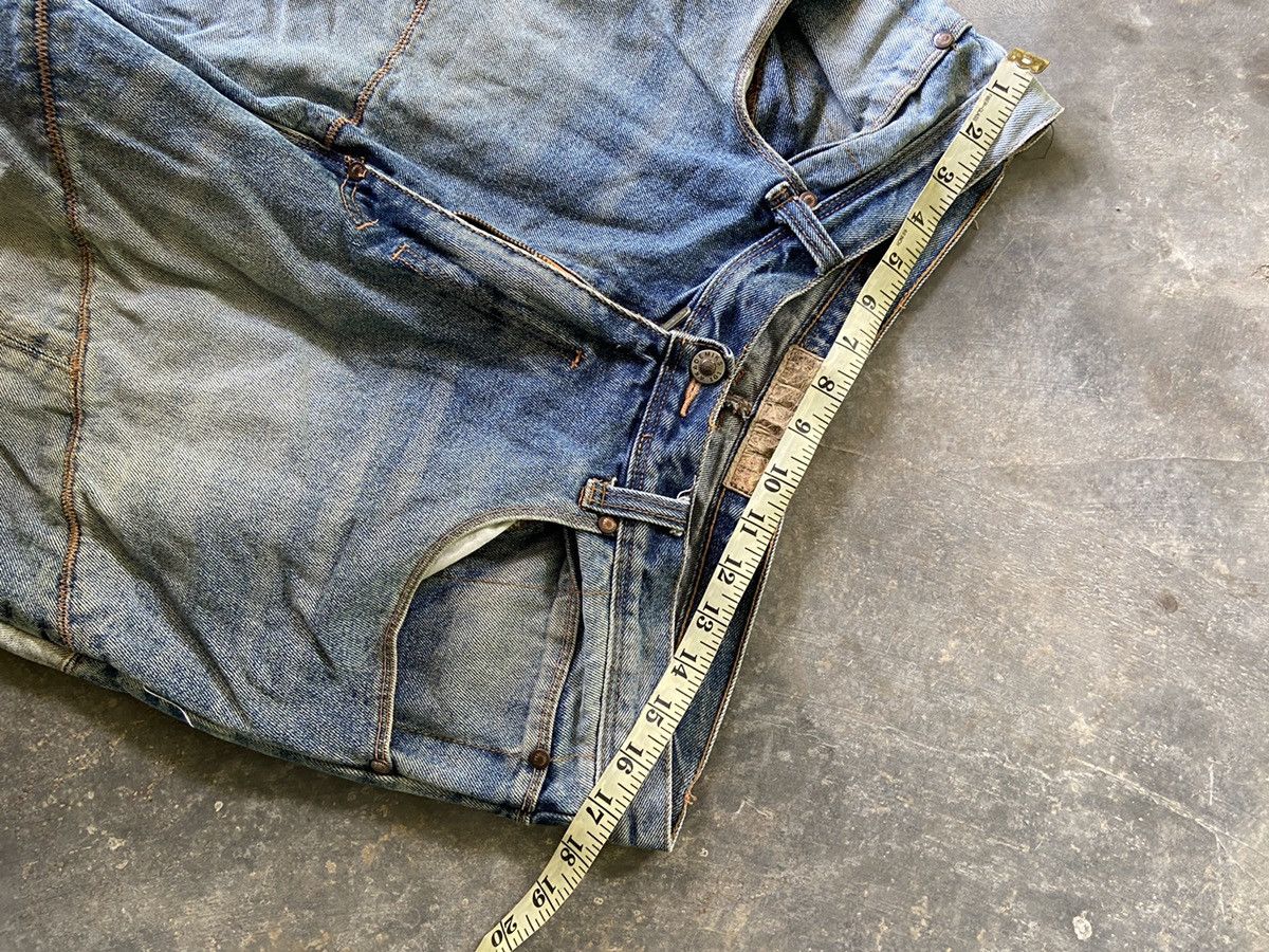 Hysteric Glamour × Japanese Brand Baggy Patchwork Denim Kapital Inspired Size US 35 - 7 Thumbnail