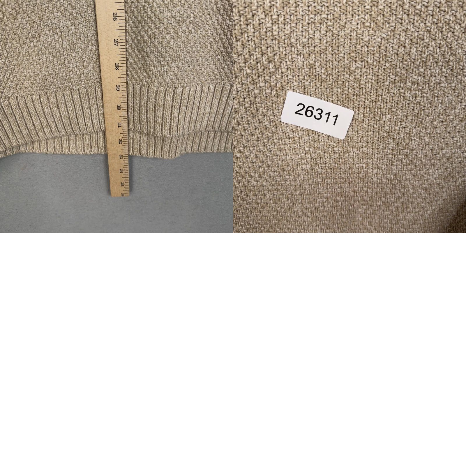 Old Navy Old Navy Mens 2XL Beige Cable Knit Crewneck Pullover Sweater Size US XXL / EU 58 / 5 - 8 Thumbnail