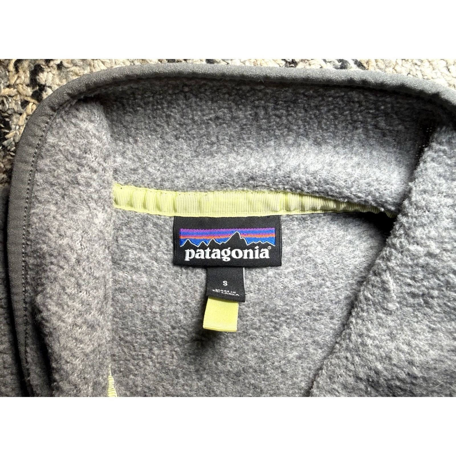 Patagonia Patagonia Retro Deep Pile Marsupial Fleece Pullover Half Zip Jacket Gray Small Women Size S / US 4 / IT 40 - 3 Thumbnail