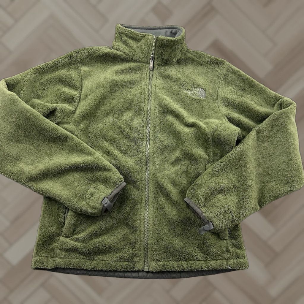 The North Face VINTAGE The North Face Full Zip High Pile Fleece Jacket Women's XS Green Size XS / US 0-2 / IT 36-38 - 1 Thumbnail