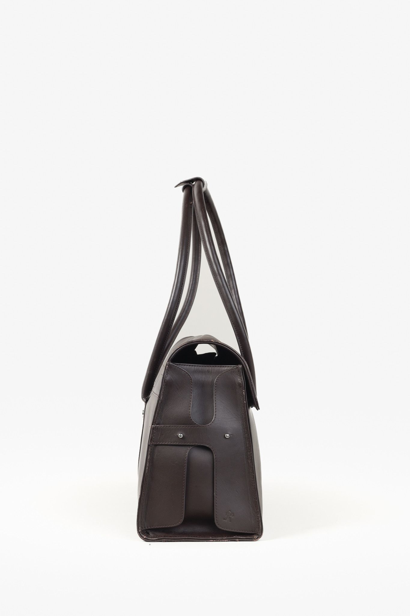 WANT Les Essentiels Want Les Essentiels Brown Leather Briefcase Size ONE SIZE - 3 Thumbnail