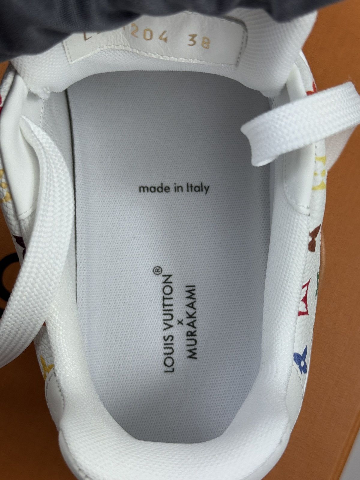 Louis Vuitton × Takashi Murakami MULTI COLOUR MONOGRAM PRINT SNEAKERS Size US 8 / IT 38 - 8 Thumbnail