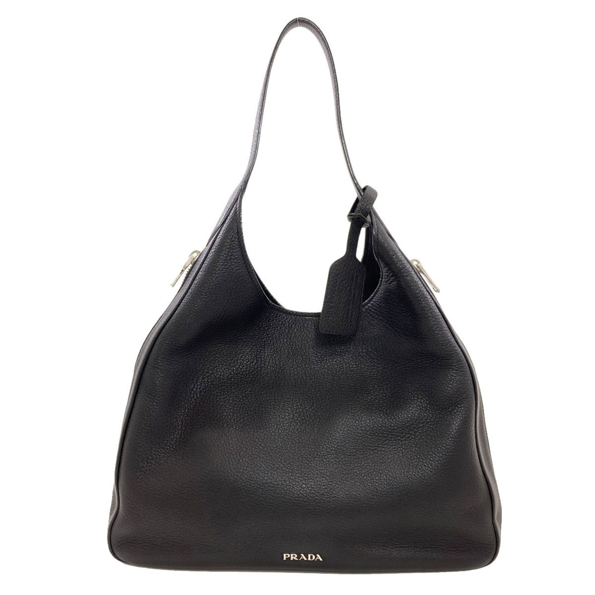 Prada Prada Hobo One-Shoulder Shoulder Bag, Calfskin, Women's PRADA Size ONE SIZE - 1 Thumbnail