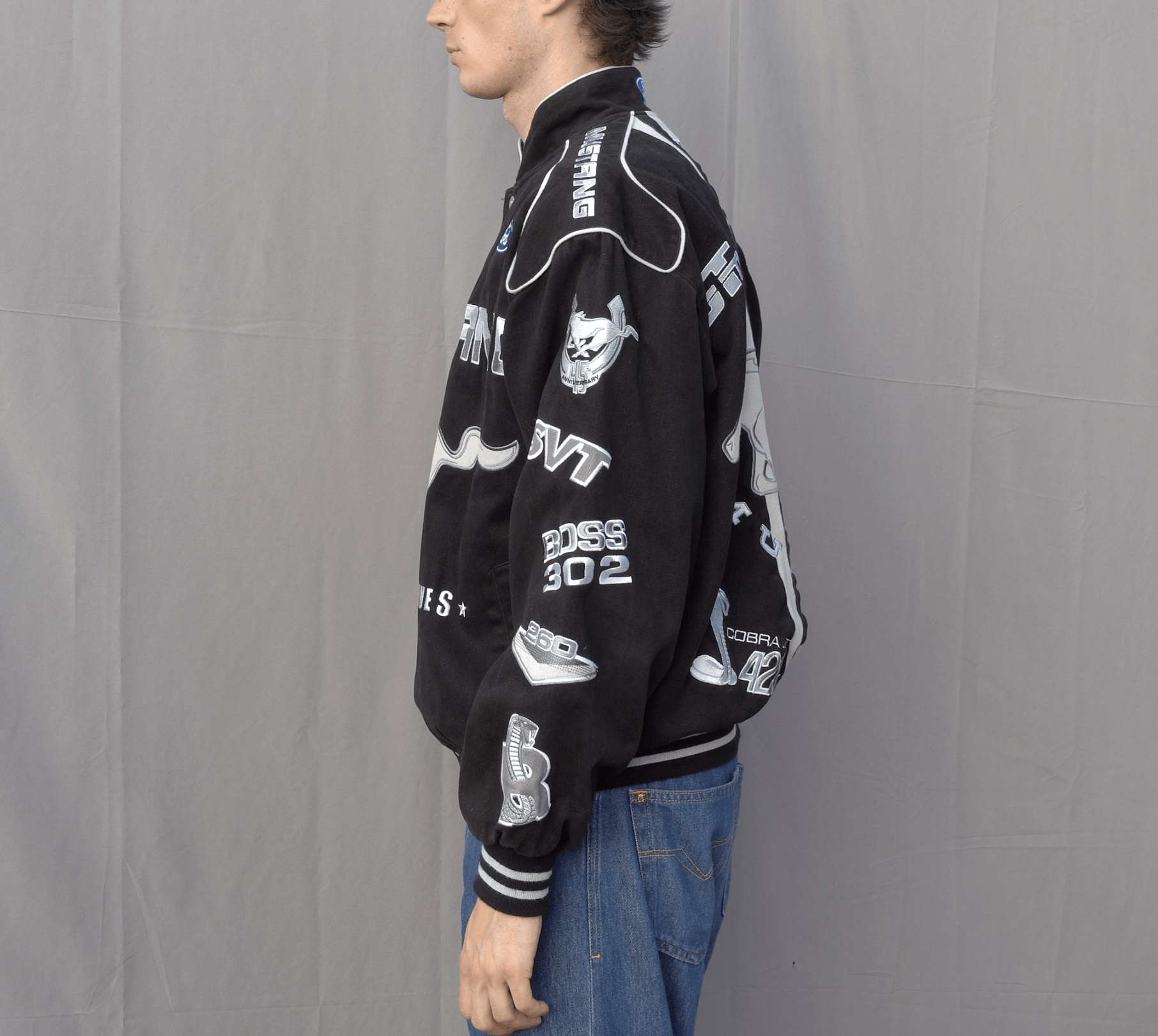 Mustang × NASCAR × Vintage NASCAR Mustang jacket 🐎🏎️ Size US M / EU 48-50 / 2 - 3 Thumbnail