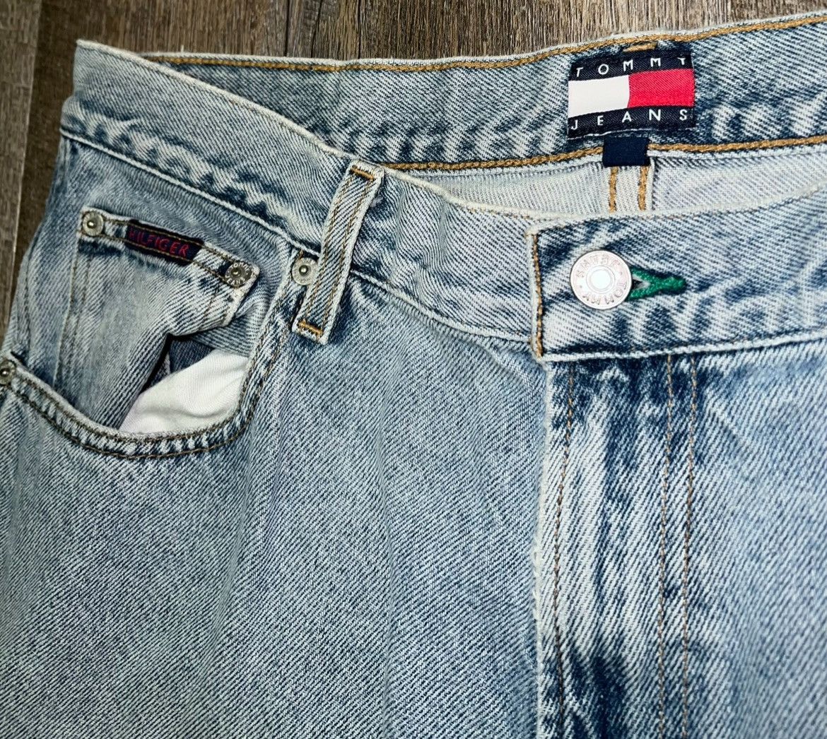 JNCO × Tommy Hilfiger × Vintage Vintage Tommy Hilfiger Baggy Wide Leg Carpenter Jeans siz 36 Size US 36 / EU 52 - 8 Thumbnail