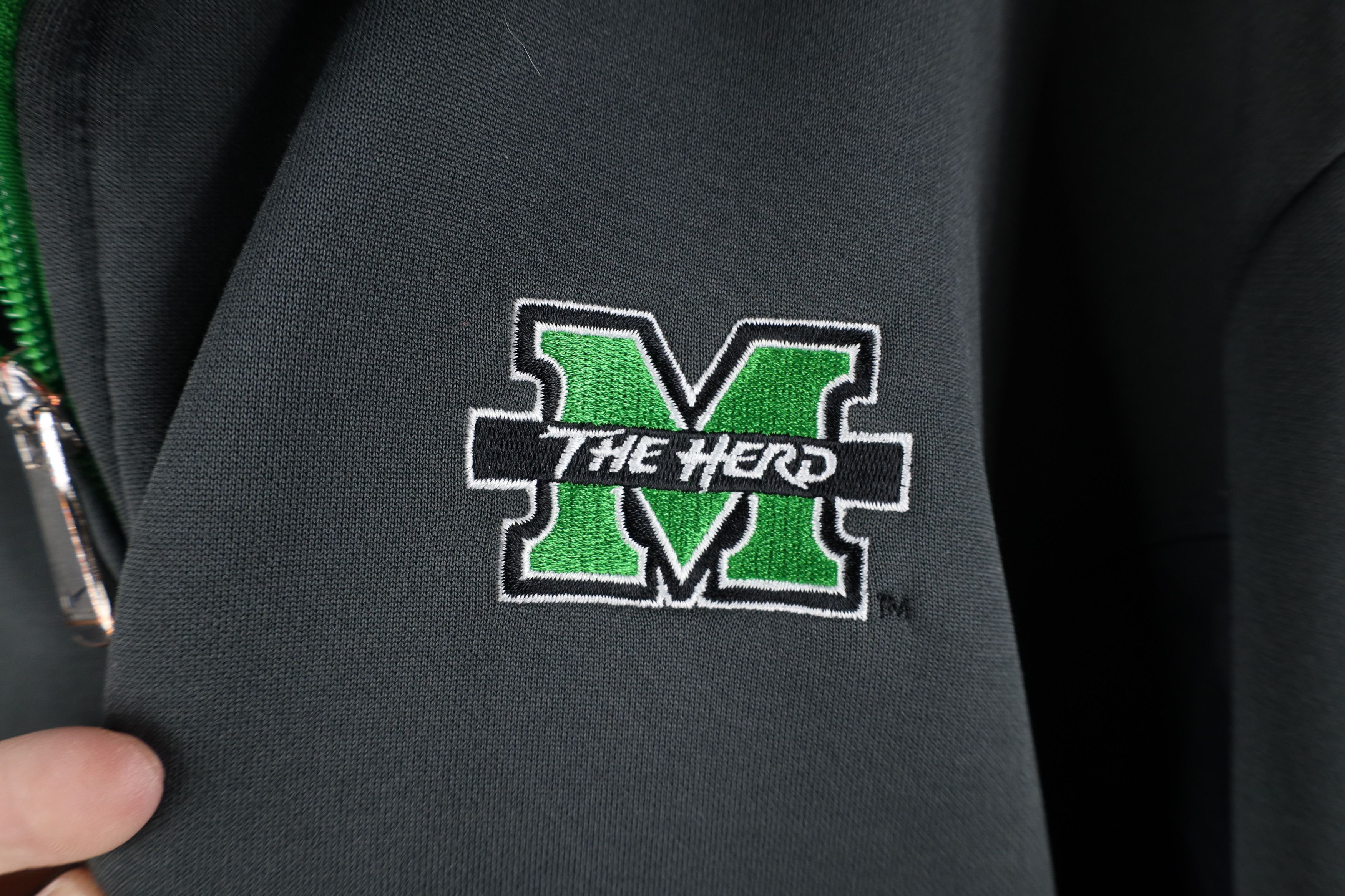 Nike Nike Spell The Herd Marshall University Full Zip Jacket Gray Size US XXL / EU 58 / 5 - 4 Thumbnail