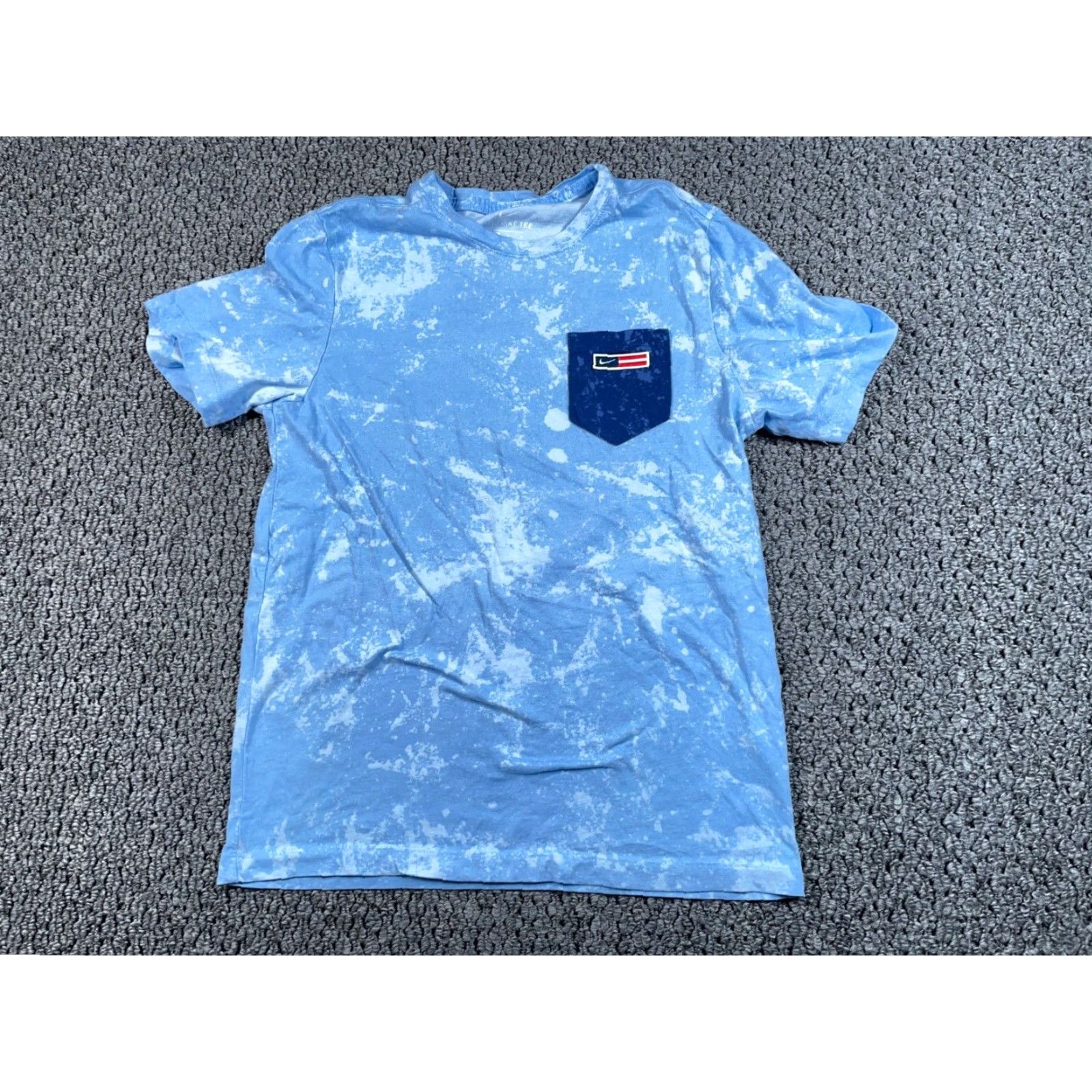 Nike Nike Team USA Tie Dye Cotton T-Shirt Men Medium Blue Space 90s Retro Sports Size US M / EU 48-50 / 2 - 2 Thumbnail