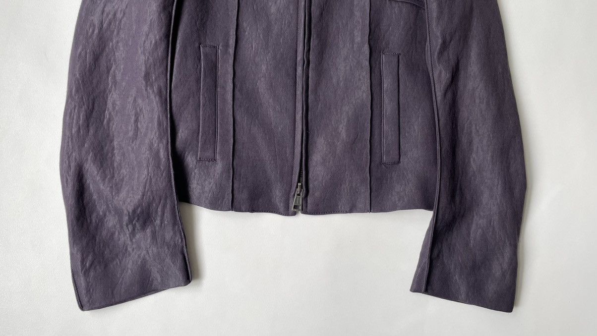 Ann Demeulemeester Purple Moto Racing Jacket Size S / US 4 / IT 40 - 7 Thumbnail