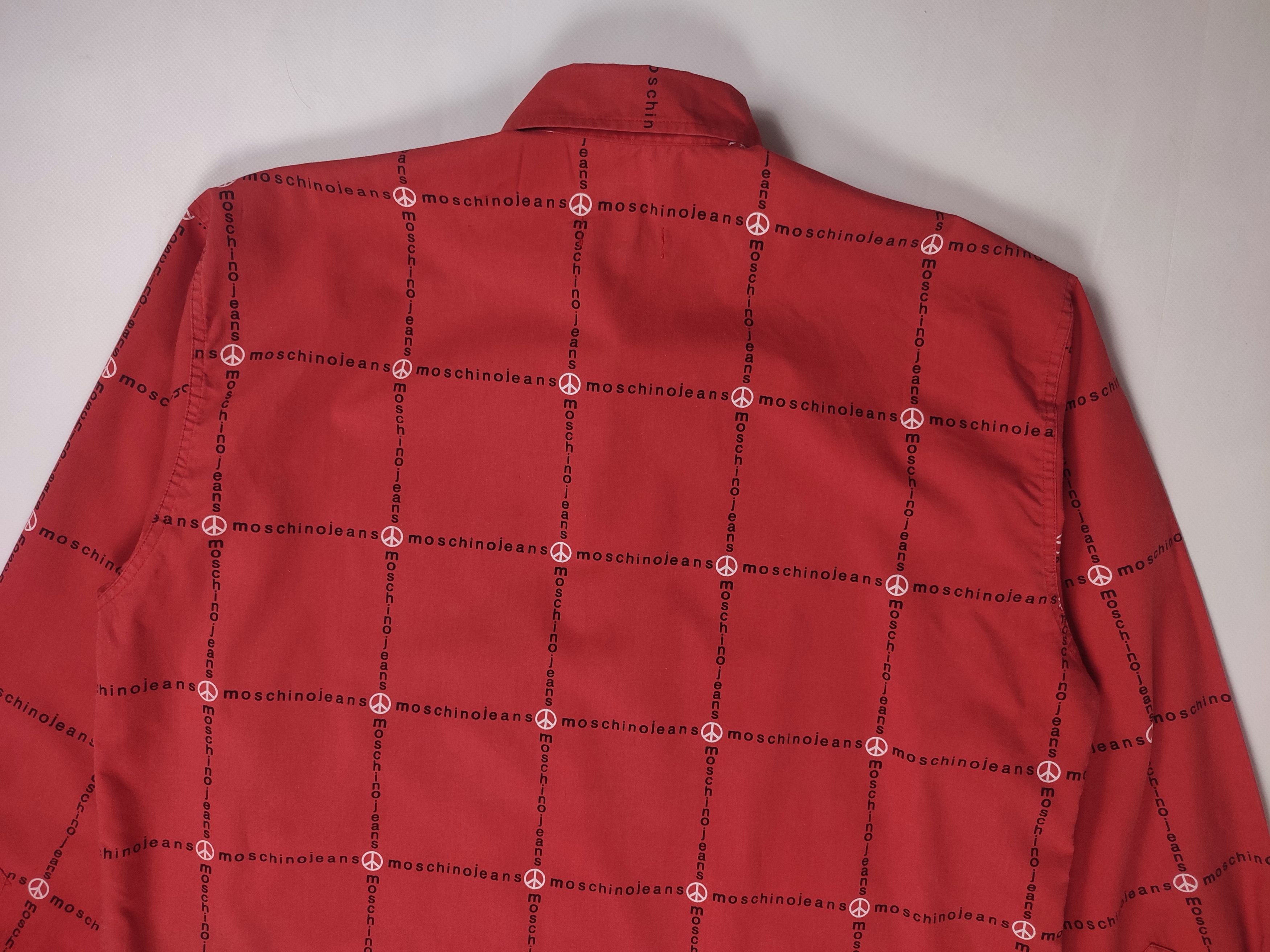 Moschino Moschino vintage shirt monogram Size US L / EU 52-54 / 3 - 9 Thumbnail