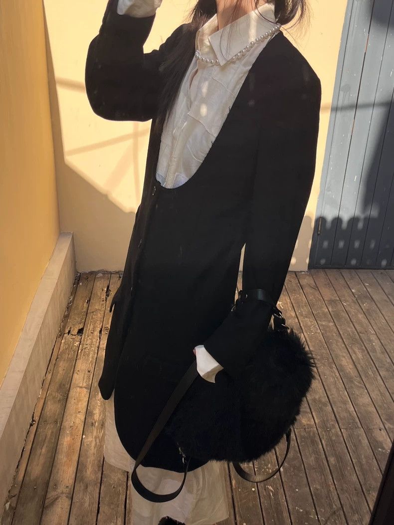 Comme des Garcons Comme Des Garcons Coat with special neckline Size M / US 6-8 / IT 42-44 - 4 Thumbnail