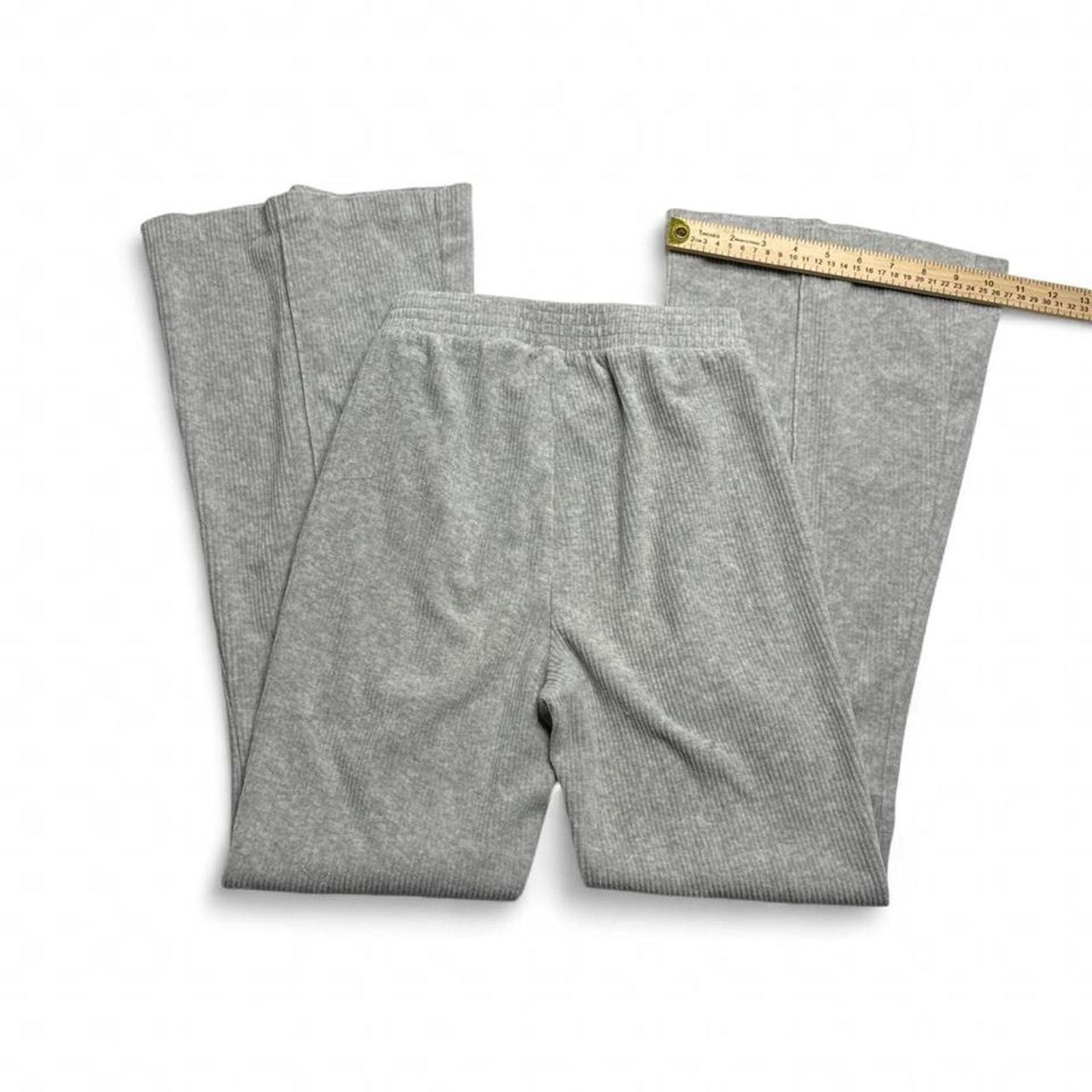 Other Aerie grey ribbed flare pants Size XS Size 26" / US 2 / IT 38 - 3 Thumbnail