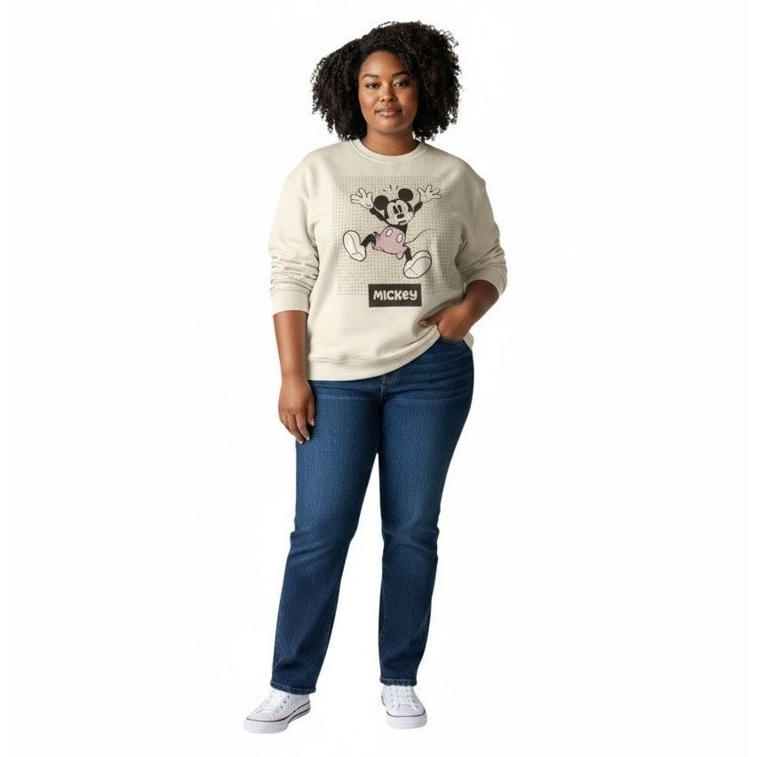 Disney Disney Mickey & Friends White Graphic Sweatshirt Primark XL Size XL / US 12-14 / IT 48-50 - 1 Thumbnail