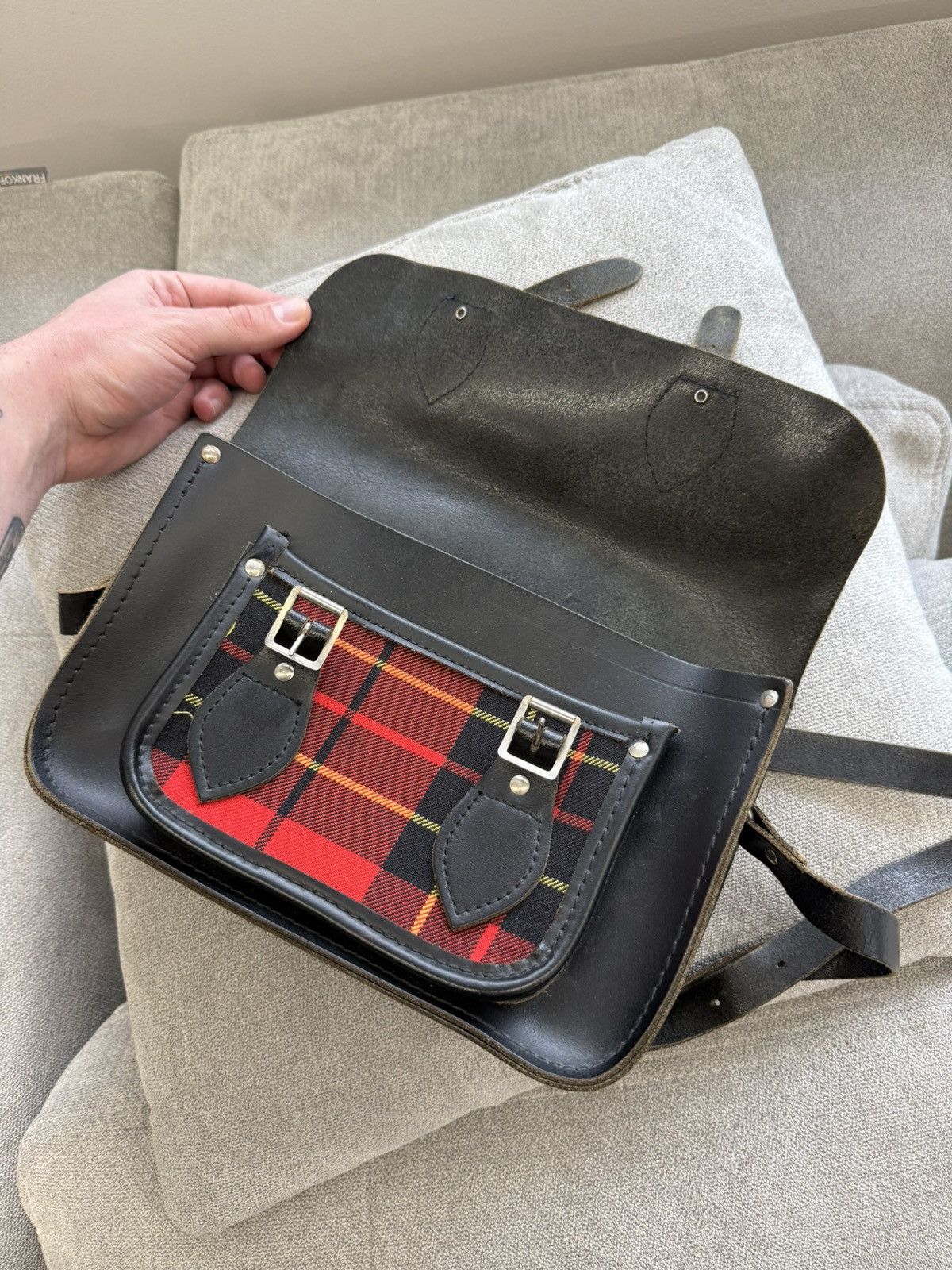 Cambridge Satchel Company The Cambridge Satchel Company Leather Black Bag Size ONE SIZE - 10 Thumbnail
