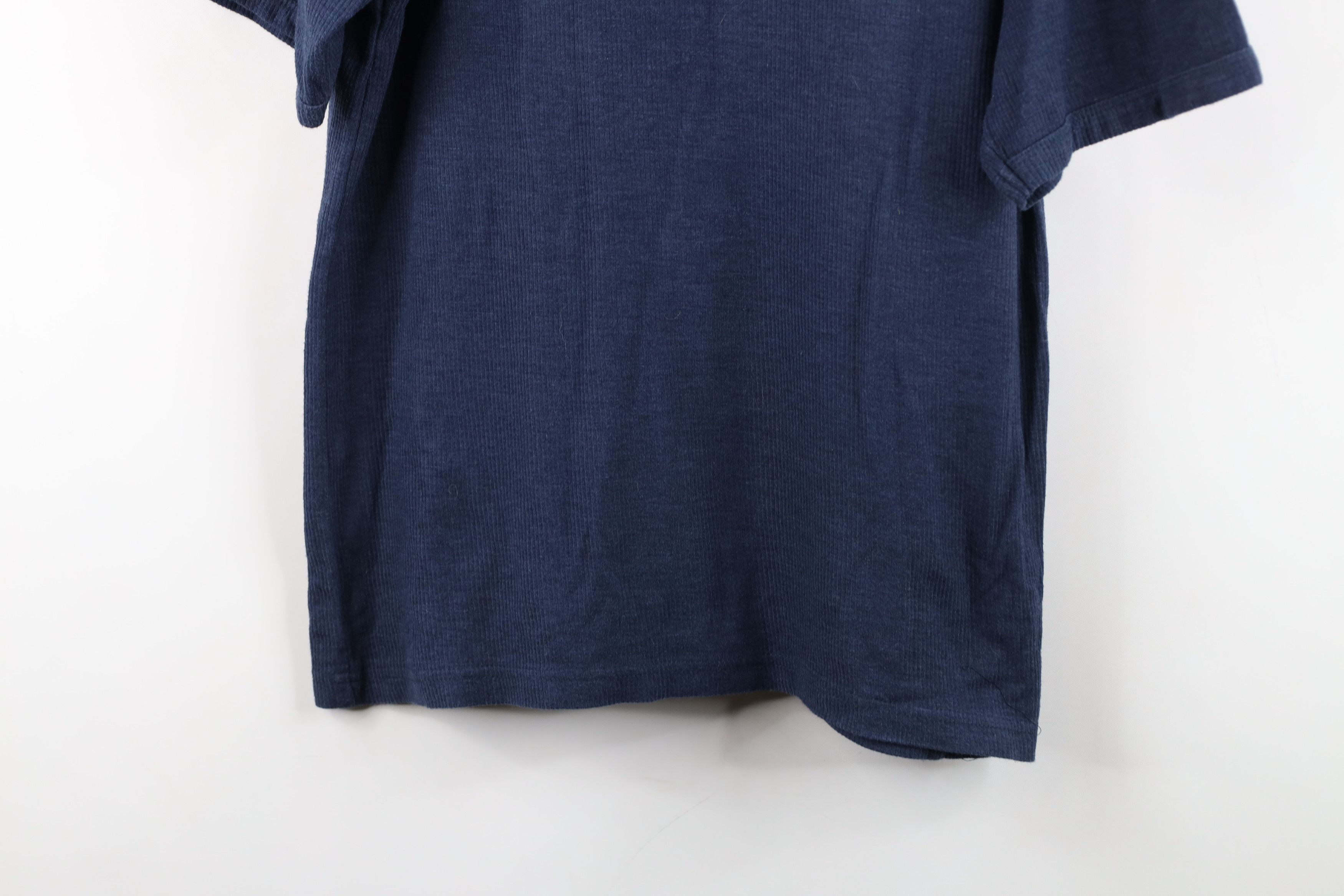 Vintage Vintage 90s Y2K Streetwear Ribbed Knit Short Sleeve T-Shirt Size US S / EU 44-46 / 1 - 3 Thumbnail