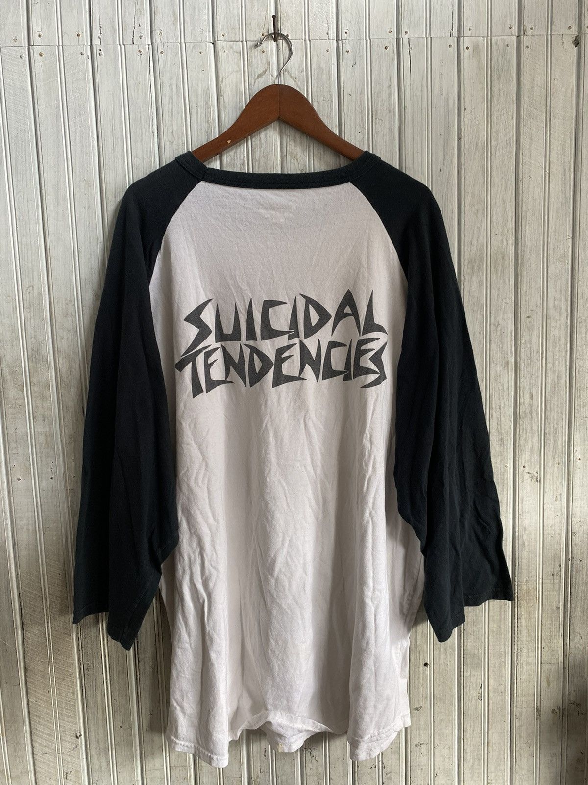 Band Tees Raglan Champion X Suicidal Tendencies Size US XXL / EU 58 / 5 - 4 Thumbnail