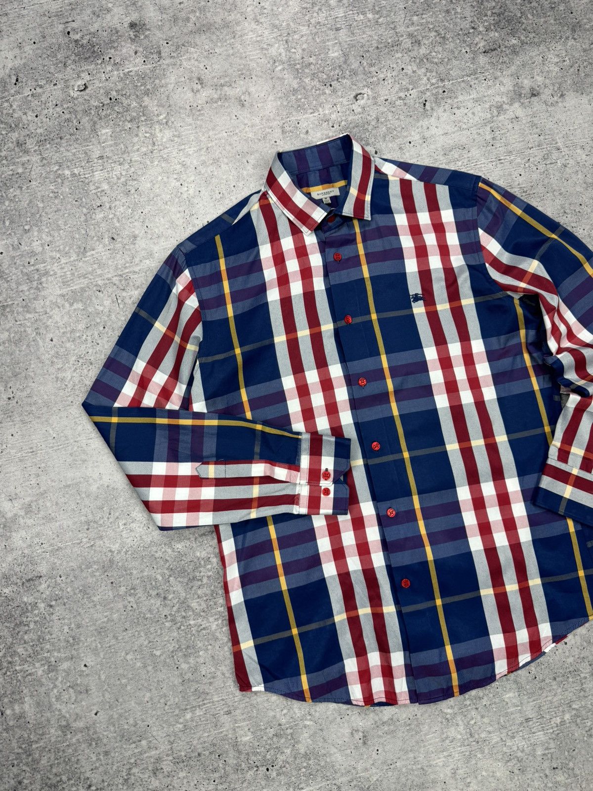 Burberry Vintage Burberry 90’s Y2K Style Nova Check Checkered Shirt Size US M / EU 48-50 / 2 - 2 Thumbnail