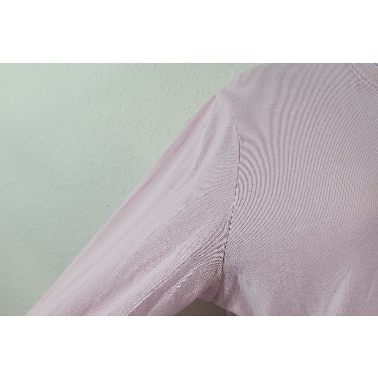 L.L. Bean L.L. Bean Light Pink 5 Button Henley Long Sleeve Top Medium Size M / US 6-8 / IT 42-44 - 6 Thumbnail