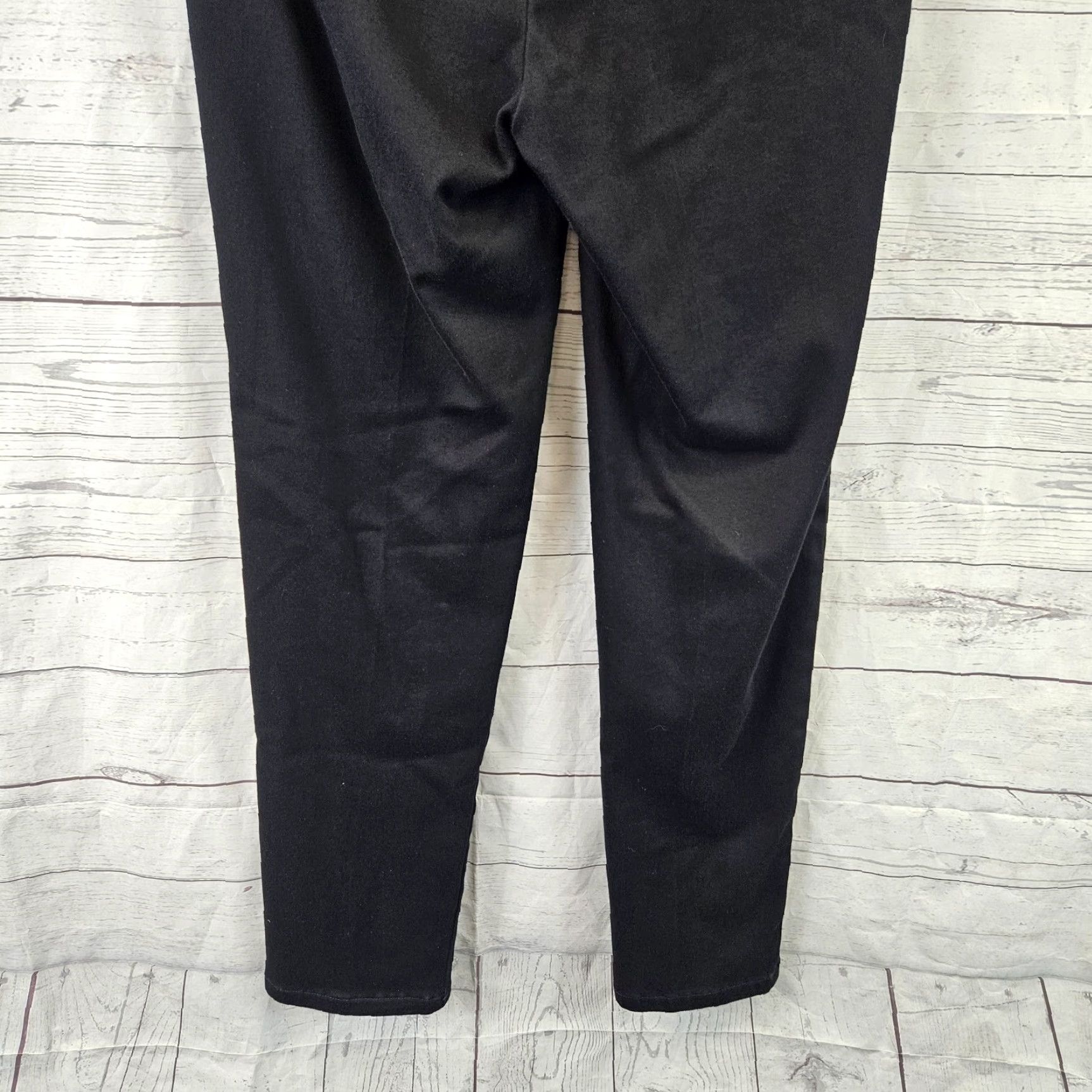 Soft Surroundings Soft Surroundings Pants Womens Pull On M Black Cotton Blend Mid Rise 15" Waist 29.5" Inseam 10.5" Mens? Size 32" / US 10 / IT 46 - 5 Thumbnail
