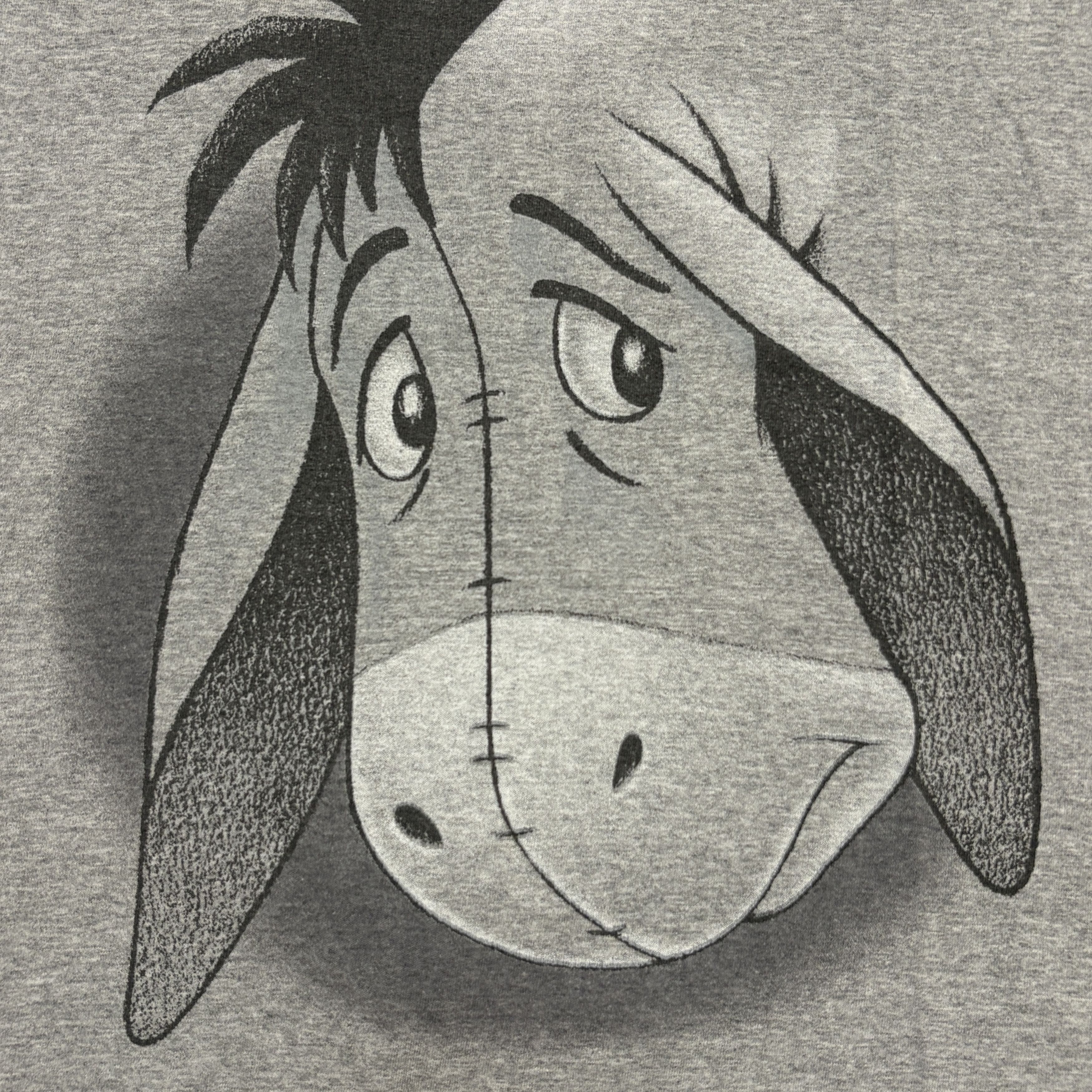 Mickey Inc Vintage Eeyore Shirt 90s Made In Usa Cartoon Winnie The Pooh Size US L / EU 52-54 / 3 - 3 Thumbnail