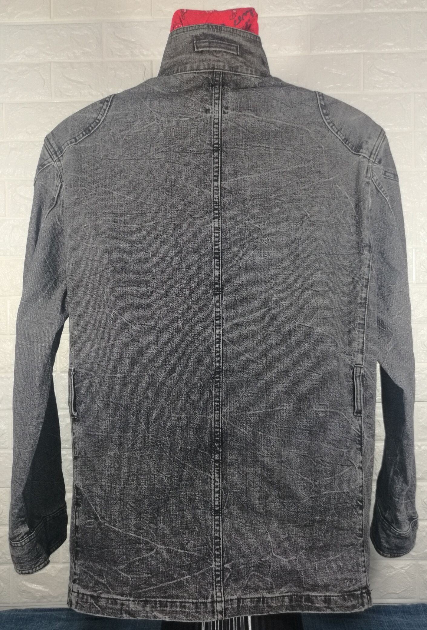 Japanese Brand Vintage Japanese Brand Royal Harex Faded Black Denim Jacket Size US L / EU 52-54 / 3 - 4 Thumbnail